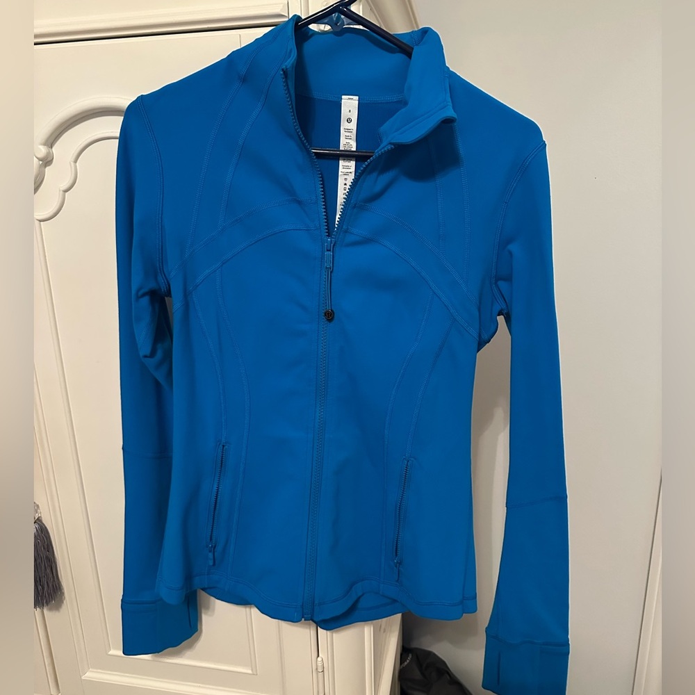 Poolside blue Lululemon define jacket size 8 full length practically brand new!